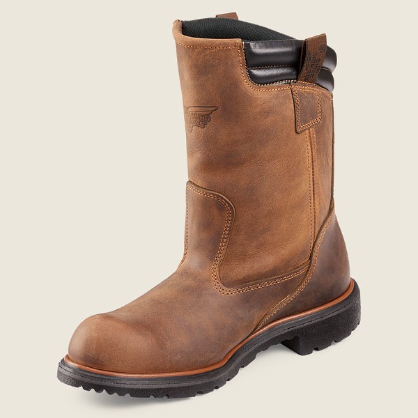 Red Wing Safety Boots Dynaforce® - 11-Inch Toe Pull-On - Brune - Herre 2389-AKPNB